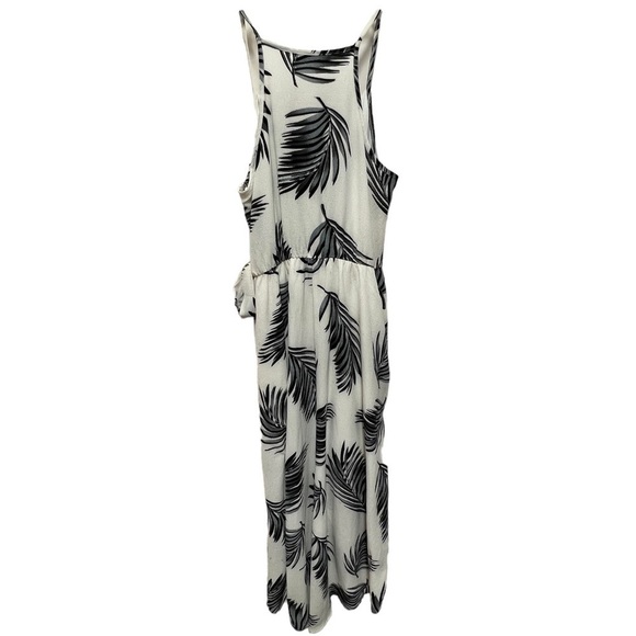 Dream of Me Palm Tree Print Dress with layered Ruffled Skirt, Size Medium - Picture 9 of 17